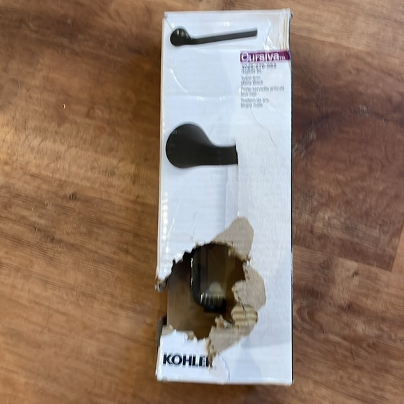 NIB Kohler Cursiva 9” towel arm matte black 3-step easy install, made to… - Picture 7 of 11